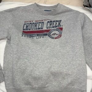 cute gray sweatshirt